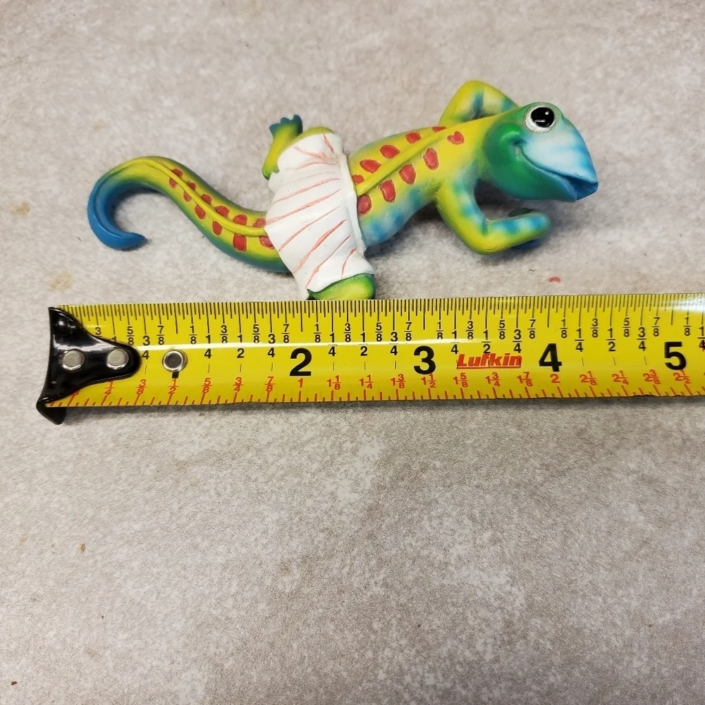 🦎🧸🎉🇲🇽 Birthday bear and gecko figurine set